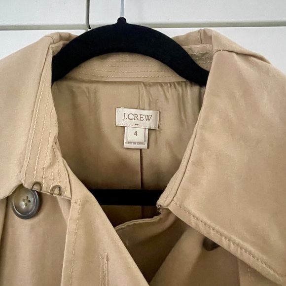 J. Crew Tan Trench Coat - Picture 7 of 10